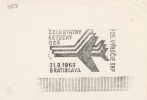 J2473 - Czechoslovakia (1945-79) Control Imprint Stamp Machine (R!): Nationwide Airshow; 25th Anniversary Of The Slovak - Proofs & Reprints