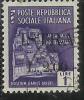 OCCUPAZIONE JUGOSLAVIA IUGOSLAVIA ISTRA ISTRIA POLA 1945 SOPRASTAMPATO D´ITALIA ITALY LIRE 2 SU 1 L. USATO USED - Joegoslavische Bez.: Trieste