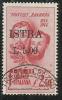 OCCUPAZIONE JUGOSLAVIA IUGOSLAVIA ISTRA ISTRIA POLA 1945 SOPRASTAMPATO D´ITALIA ITALY LIRE 5 SU 2,50 L. USATO USED - Jugoslawische Bes.: Triest