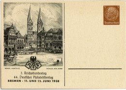 Drittes Reich 1939 Privatganzsache Mi PP 122 C 93 01, Bremen, 3. Reichsbundestag * [220615KI] - Enteros Postales Privados