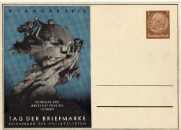 Drittes Reich 1938 Privatganzsache Mi PP 122 C 75 01 *, Tag Der Briefmarke [220615KI] - Enteros Postales Privados