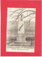 AUBERIVE 1922 MONUMENT D ANDRE THEURIET CARTE EN TRES BON ETAT - Auberive