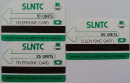 SIERRA LEONE - SLNTC - D1 - Set Of 3 - Used - RRR - Sierra Leona