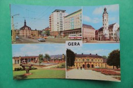 Gera, 4-Bild-Karte - 1978 - (D-H-D-Th16) - Gera