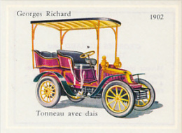 Image, VOITURE, AUTOMOBILE : Tonneau Avec Dais, Georges Richard (1902), Texte Au Dos - Auto's