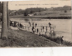 NEUILLY-SUR-MARNELA MARNE L'ABREUVOIR NOMBREUX PECHEURS A LA LIGNE - Neuilly Sur Marne