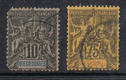 DIEGO-SUAREZ N°42 ET 49 - Used Stamps