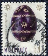 Pologne 2014 Oblitéré Rond Used Easter Wielkanoc Oeuf De Pâques 5 Zloty - Gebraucht