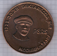 Latvia USSR 1982  60th Anniv Of  Creation Of The Union Of Soviet, December 30, 1922, Lenin Medal - Zonder Classificatie