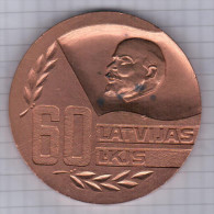 Latvia USSR 1979 60th Anniv Of Latvian Lenin Communist Youth Union Medal - Ohne Zuordnung