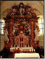 Kirchdorf Im Bayr. Wald  -  Barockkirche  -  Hochaltar Von Benjamin Schreiter  -  Ansichtskarte Ca.1980   (4614) - Regen