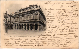 Cpa - 69 - Lyon En 1900 - Grand Théâtre (recto-verso) - Lyon 9