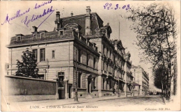 Cpa - 69 - Lyon En 1900 - Ecole Du Service De Santé Militaire (recto-verso) - Lyon 9