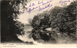 Cpa - 69 - Lyon En 1900 - Tête D'Or (Un Coin Du Lac) (recto-verso) - Lyon 9