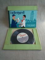 Guide Interprète VISAPHONE Italien Italiano éditions Witte 1956 Belles Illustrations De J.Neumeister. 19 Photos - Andere Audioboeken