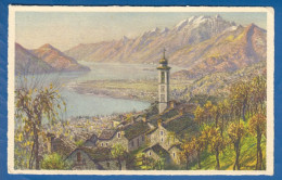 Schweiz; Locarno; Visto Da Brione; Künstlerkarte - Brione Sopra Minusio