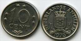 Antilles Neérlandaises Netherlands Antilles 10 Cents 1976 KM 10 - Antille Olandesi