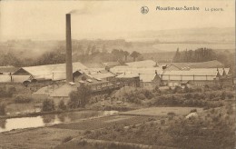 Moustier-sur-Sambre   La Glacerie;  1923  FOSSE  Naar  Rotterdam - Jemeppe-sur-Sambre