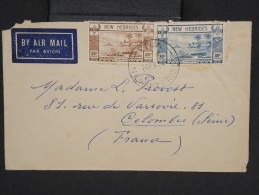 NOUVELLES-HEBRIDES-Enveloppe De Villa Pour Paris En 1952 Aff Plaisant  à Voir Lot P6820 - Brieven En Documenten