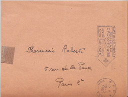 Port Payé 1951 "pensez à La Croix Rouge.....) Oblitération Mécanique - Mechanical Postmarks (Other)