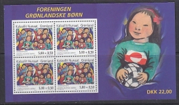 Greenland 2004 Children Charity  / Gronlandske Born  M/s ** Mnh (22547B) - Blocks & Kleinbögen