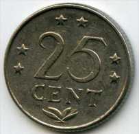 Antilles Neérlandaises Netherlands Antilles 25 Cents 1975 KM 11 - Antilles Néerlandaises