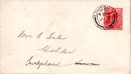 GRANDE-BRETAGNE. N°107 Enveloppe Ayant Circulé En 1906 De Londres à Destination Du Canton D'Argovie En Suisse. - Storia Postale