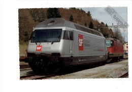 Suisse - (Vaud) - VALLORBE - Train Régional 460100-1 LOCOMOTIVE -   2008 - SF - Vallorbe