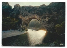LE PONT D' ARC AU COUCHER DU SOLEIL - Ardeche 07 - Vallon Pont D'Arc