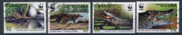 Cuba 2003 - Crocodiles - Complete Set Of 4 Stamps - Gebruikt