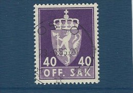 Norgeskatalogen T 83  Postmark:  Oslo   T-13 - Dienstmarken