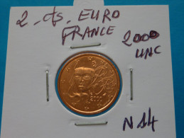 2  CENTIMES  EURO  FRANCE  2000 Unc - France