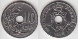 Belgio 10 Centimes 1905 Km#53 - Used - 10 Centimes