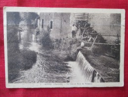 RUFFEC (Charente) Lot 2 Cartes Le Lien Au Pont De Plaisance Animée Timbrée 1942 Et Vue Générale Timbrée 1942 - Ruffec
