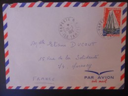 Polynesie Française Lettre De Papeete 1971 Pour Annecy - Covers & Documents