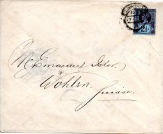 GRANDE-BRETAGNE. N°95 Sur Lettre De 1894 De Londres à Destination Du Canton D´Argovie En Suisse. - Cartas & Documentos