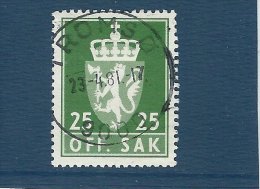 Norgeskatalogen T 121   Postmark: Tromsø.   T-36 - Servizio