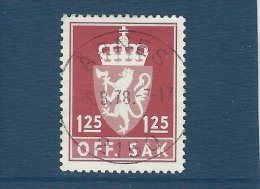 Norgeskatalogen T 129    Postmark: Årnes.    T-40 - Servizio