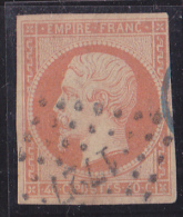 France N°16 - Oblitéré - TB - 1853-1860 Napoléon III