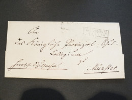 (3189) Stampless Cover From Petershagen To Munster - [Voorlopers