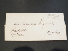 (3190) Stampless Cover From Lippstadt To Arnsberg - Vorphilatelie