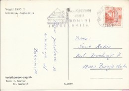 Hotels - Bohinj, 1989., Yugoslavia, Postcard (S-2089) - Other & Unclassified