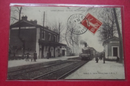 Cp Loire La Gare Vue Interieure - Loire Sur Rhone