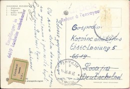 Return Post, 1971., Yugoslavia - Germany, Postcard (930) - Otros & Sin Clasificación