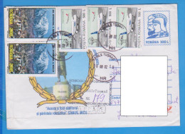ROMANIA Postal Stationery Emperor Trajan Nice Franking, - Covers & Documents
