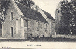 Cp 77 MAROLLES L'Eglise ( Animation ) Env De VILLECRESNES - Marolles En Brie