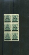 - SARRE 1920/35 . TIMBRES DE 1920 . BLOC DE 6 . NEUFS  SANS CHARNIERE . - Nuevos