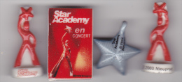 4 Fèves Au Total 2 Fèves Star Academy 2004 Et 2 Fèves Star Academy 2003 Vahiné - Altri & Non Classificati