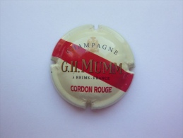 Capsule Plaque Muselet Champagne G.H. Mumm Cordon Rouge - Mumm GH