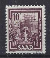 Germany (Saarland) 1949-51 (**) MNH  Mi.272 - Neufs